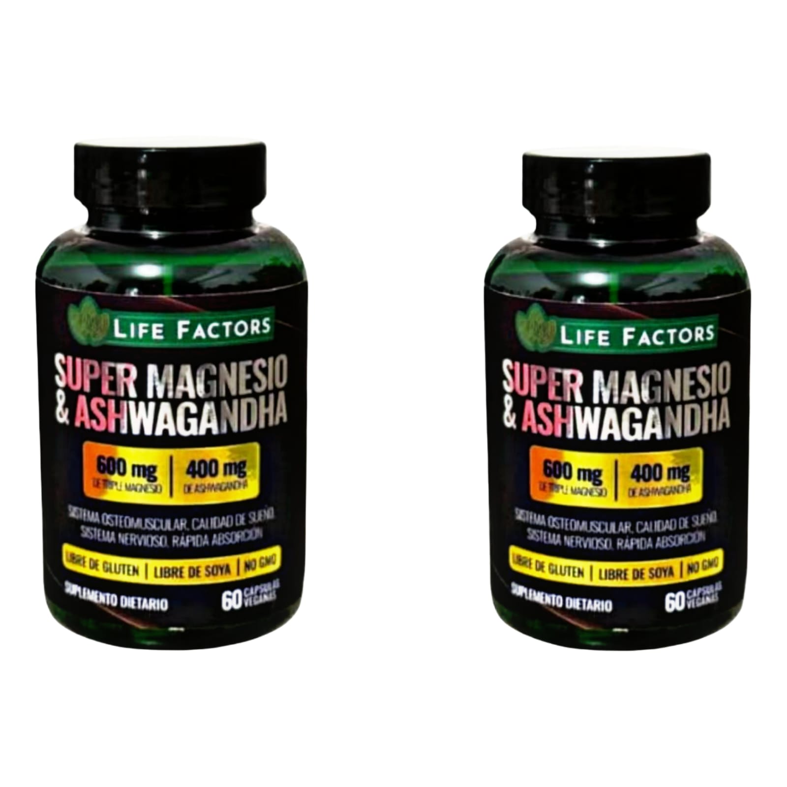 Super Magnesio y ASwagandha x 2